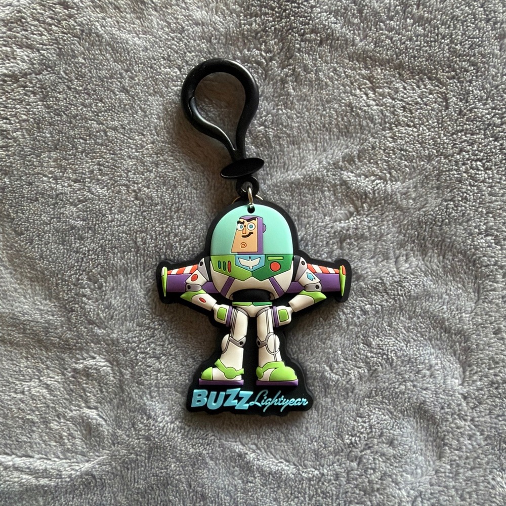 Disney Pixar Toy Story 4 Buzz Lightyear Luggage Tag Bag Backpack Clip - E341